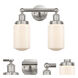 Dover 2 Light 15.5 inch Brushed Satin Nickel Bath Vanity Light Wall Light