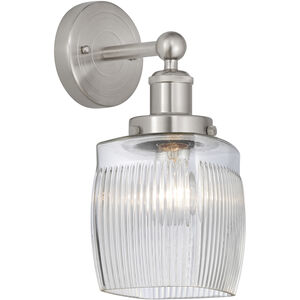 Colton 1 Light 6 inch Brushed Satin Nickel Sconce Wall Light