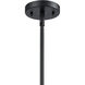Nouveau 2 Beacon 1 Light 12 inch Matte Black Mini Pendant Ceiling Light in Incandescent, Matte White