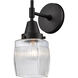 Caden 1 Light 6 inch Matte Black Sconce Wall Light