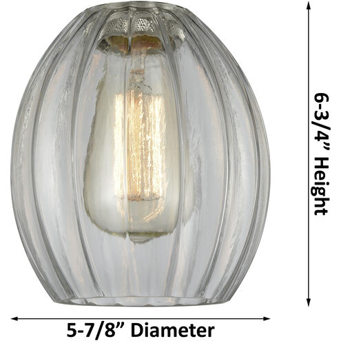 Edison Eaton 3 Light 24 inch Matte Black Bath Vanity Light Wall Light in Clear Glass