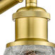 Ballston Conesus 1 Light 6 inch Satin Gold Sconce Wall Light