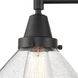 Caden 3 Light 26 inch Matte Black Bath Vanity Light Wall Light