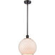 Ballston Large Farmhouse Chicken Wire LED 10 inch Oil Rubbed Bronze Pendant Ceiling Light, Ballston