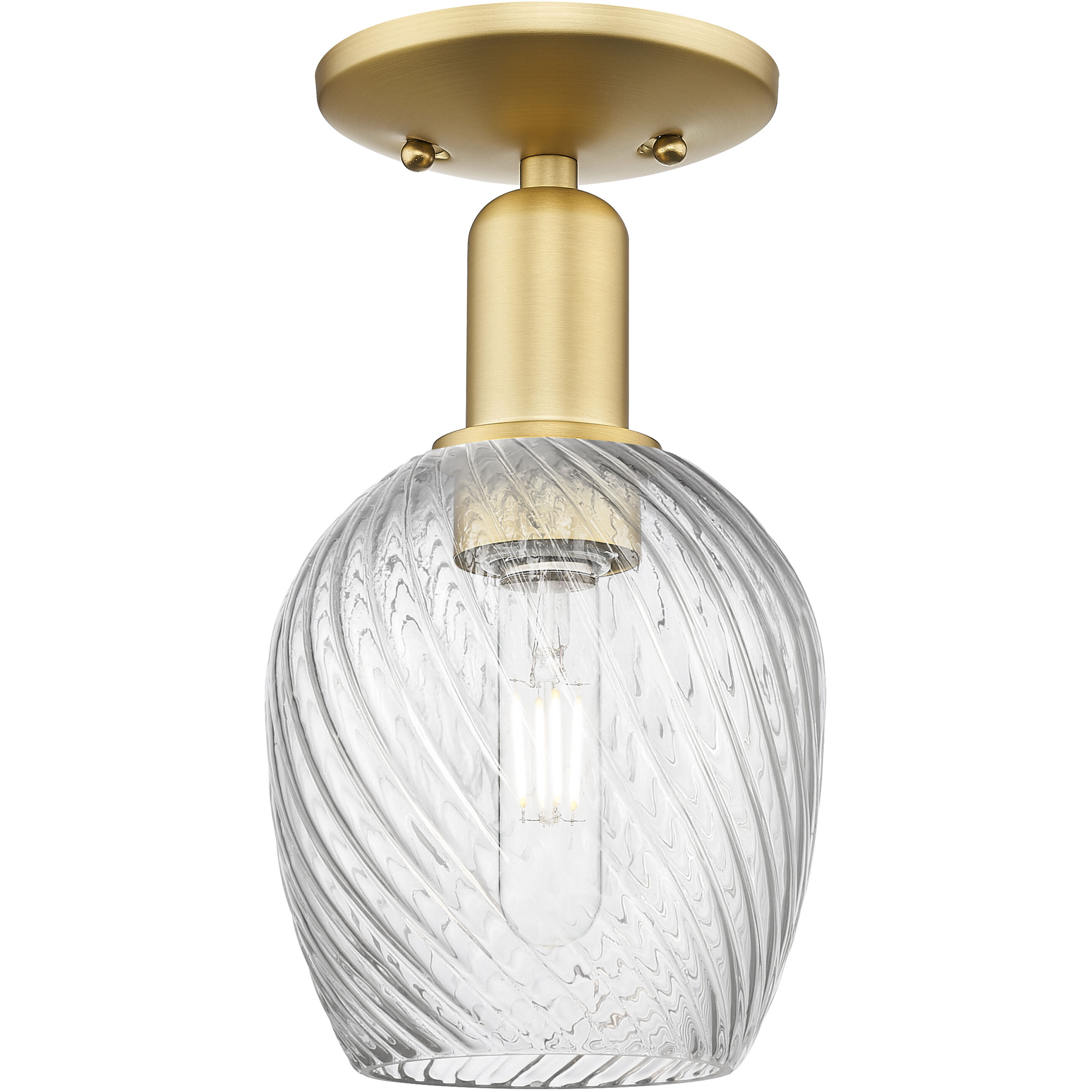 Arcadia Salina 1 Light 5.75 inch Semi-Flush Mount