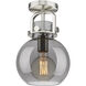 Newton Sphere 1 Light 8.00 inch Flush Mount