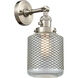 Franklin Restoration Stanton 1 Light 6 inch Brushed Satin Nickel Sconce Wall Light, Franklin Restoration