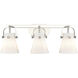 Pilaster II Cone 3 Light 26.50 inch Bathroom Vanity Light