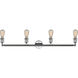 Franklin Restoration Bare Bulb LED 42 inch Polished Chrome Bath Vanity Light Wall Light