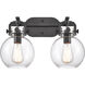 Newton Sphere LED 17 inch Matte Black Bath Vanity Light Wall Light