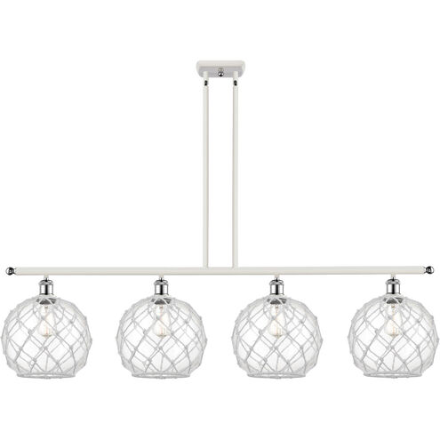 Ballston Large Farmhouse Rope 4 Light 48.00 inch Island Light