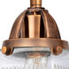 Nouveau 2 Colton 2 Light 14 inch Antique Copper Bath Vanity Light Wall Light
