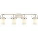 Pilaster II Cylinder 4 Light 34.88 inch Bathroom Vanity Light