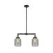 Franklin Restoration Stanton LED 23 inch Black Antique Brass Chandelier Ceiling Light, Franklin Restoration