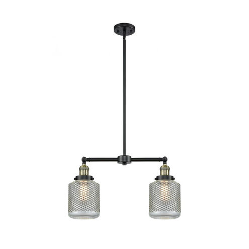 Franklin Restoration Stanton LED 23 inch Black Antique Brass Chandelier Ceiling Light, Franklin Restoration