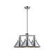 Franklin Restoration Briarcliff 3 Light 24 inch Polished Chrome Chandelier Ceiling Light, Franklin Restoration