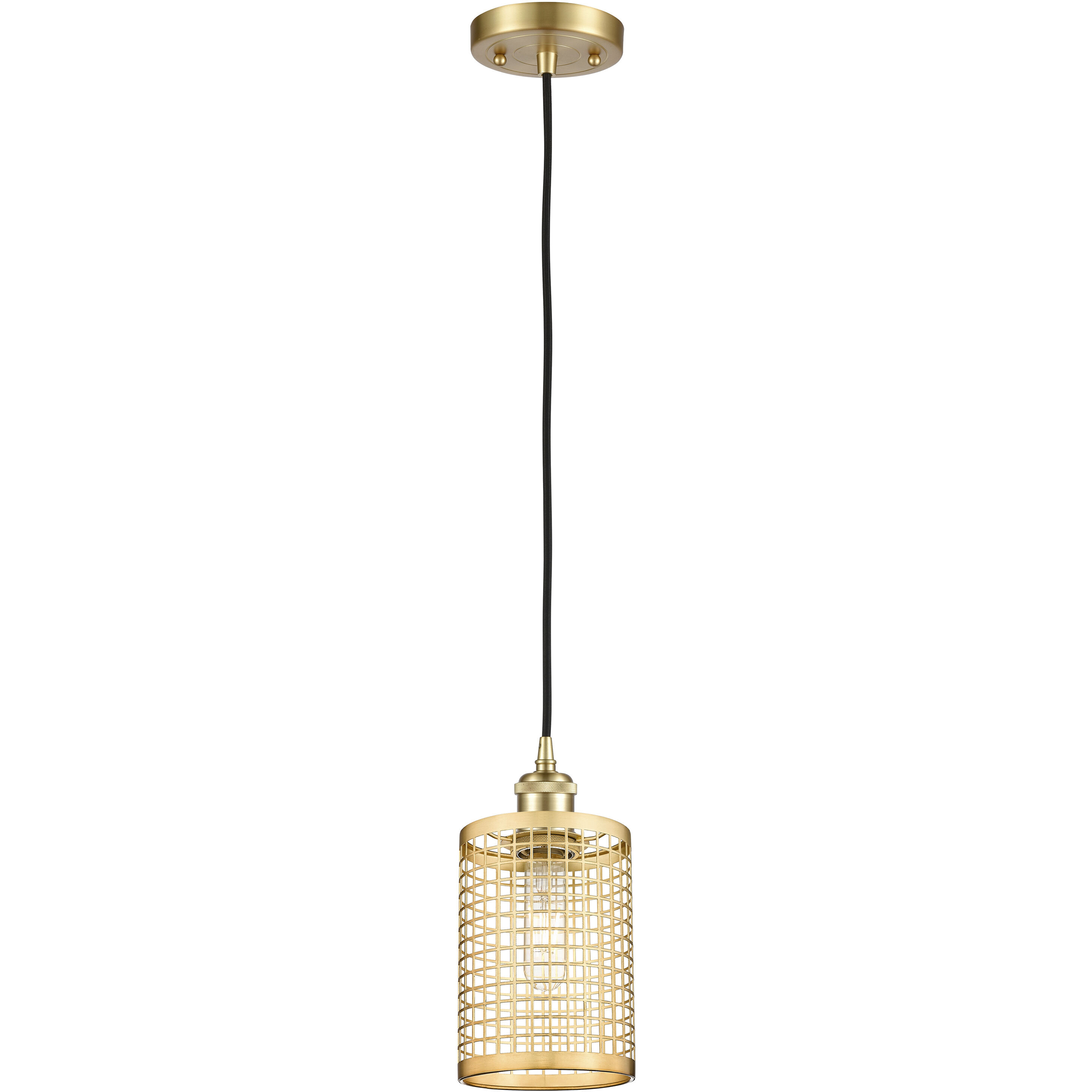 Nestbrook 1 Light 4.75 inch Satin Gold Pendant Ceiling Light