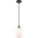 Ballston Cindyrella LED 8 inch Black Antique Brass Mini Pendant Ceiling Light