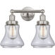 Bellmont 2 Light 15.5 inch Brushed Satin Nickel Bath Vanity Light Wall Light