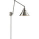 Briarcliff 30 inch 100 watt Satin Nickel Swing Arm Wall Light in Brushed Satin Nickel, Franklin Restoration