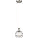 Ballston Rochester 1 Light 5.88 inch Brushed Satin Nickel Stem Hung Mini Pendant Ceiling Light