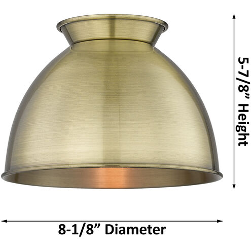 Ballston Adirondack Glossy White Metal Shade, Ballston
