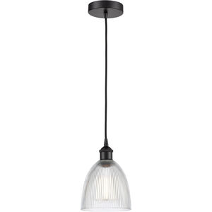 Edison Castile LED 6 inch Matte Black Mini Pendant Ceiling Light