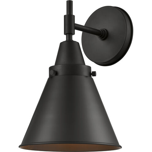 Caden LED 8 inch Matte Black Sconce Wall Light