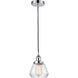Edison Fulton LED 7 inch Polished Chrome Mini Pendant Ceiling Light