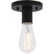 Auralume Karima 1 Light 4.63 inch Matte Black Flush Mount Ceiling Light