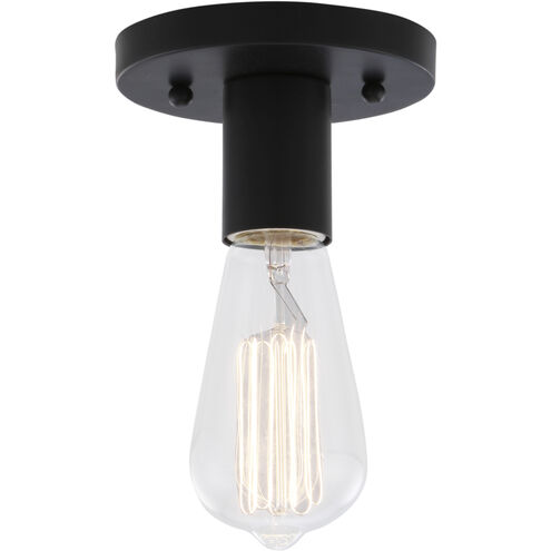 Auralume Karima 1 Light 4.63 inch Matte Black Flush Mount Ceiling Light