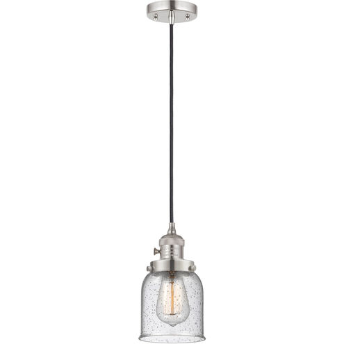 Franklin Restoration Bell 1 Light 5 inch Polished Nickel Mini Pendant Ceiling Light