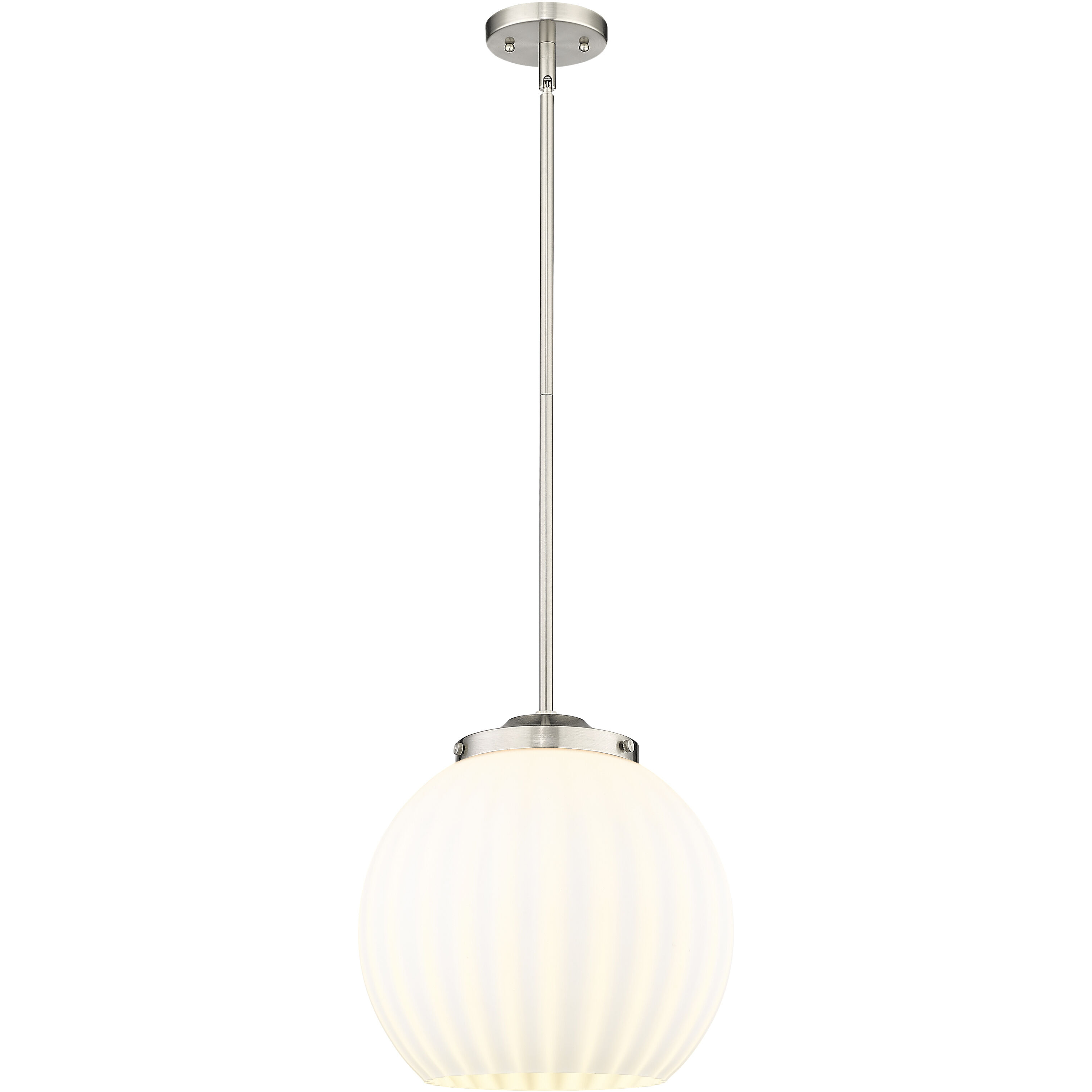 Franklin Restoration White Venetian 1 Light 13.75 inch Pendant