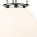 Beacon 1 Light 15.75 inch Polished Chrome Pendant Ceiling Light