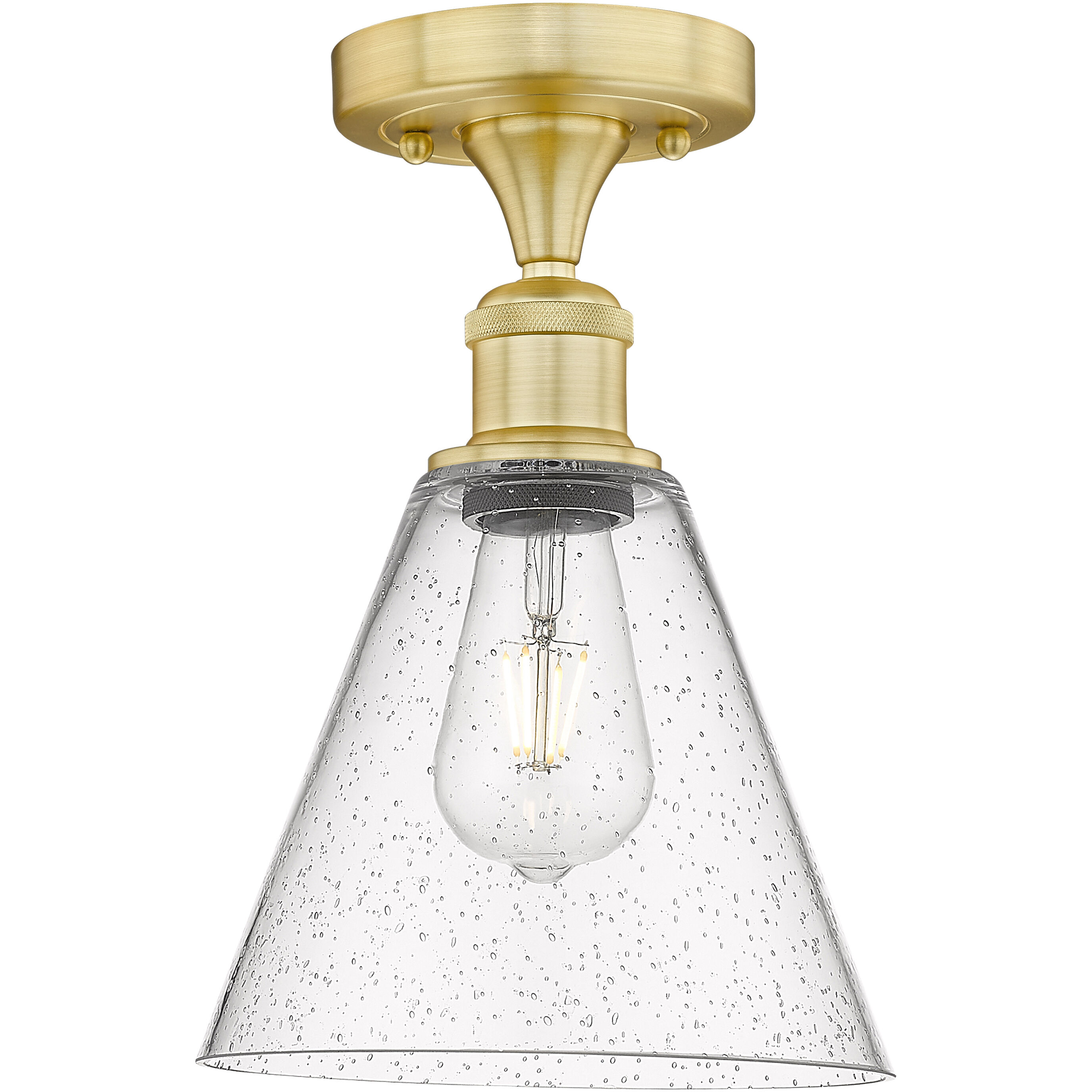 Berkshire 1 Light 8.00 inch Semi-Flush Mount