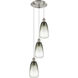 Ballston Brookhaven Almond 3 Light 12.50 inch Pendant