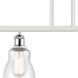 Ballston Ellery LED 48 inch White and Polished Chrome Island Light Ceiling Light in Seedy Glass, Ballston
