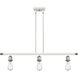 Ballston Bare Bulb 3 Light 36.00 inch Island Light