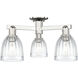 Arcadia Brookfield 3 Light 23 inch Polished Nickel Semi-Flush Mount Ceiling Light