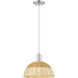 Natural Ballston Dome 1 Light 11.75 inch Mini Pendant