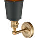Franklin Restoration Addison 1 Light 5 inch Brushed Brass Sconce Wall Light