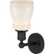 Edison Ellery 1 Light 5 inch Matte Black Sconce Wall Light in White