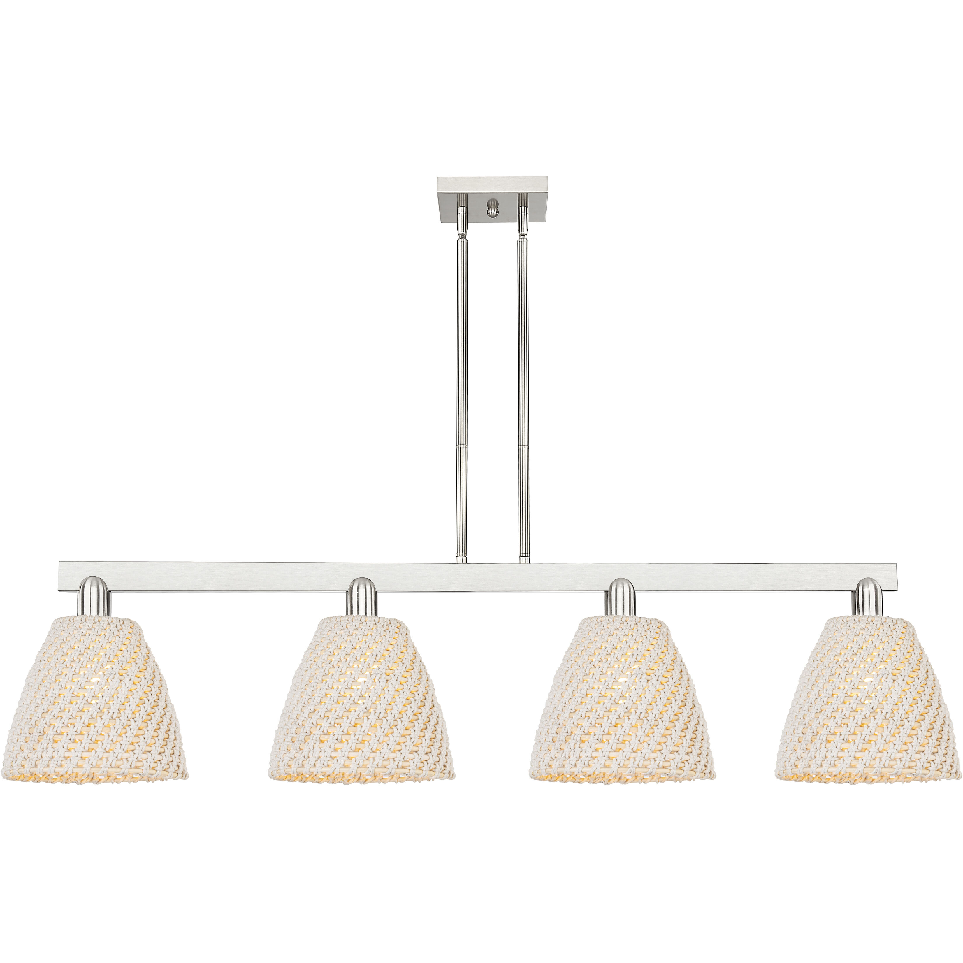 Arcadia Bristol Natural 4 Light 51.75 inch Island Light