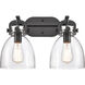 Newton Bell LED 17 inch Matte Black Bath Vanity Light Wall Light