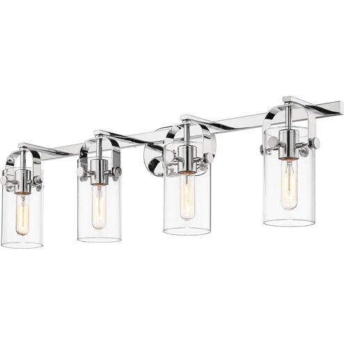 Pilaster 3 Light 34.88 inch Polished Chrome Bath Vanity Light Wall Light