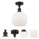 Ballston Athens 1 Light 8 inch Oil Rubbed Bronze Semi-Flush Mount Ceiling Light, Ballston