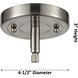 Arcadia Berkshire Glass 1 Light 12 inch Brushed Satin Nickel Mini Pendant Ceiling Light in Seedy