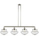 Franklin Restoration Large Oxford 4 Light 54.00 inch Island Light