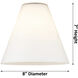Edison Cone LED 8 inch Brushed Satin Nickel Mini Pendant Ceiling Light in Seedy Glass