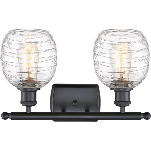 Ballston Belfast 2 Light 16 inch Matte Black Bath Vanity Light Wall Light